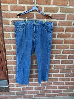 Relaxed Fit Men's Denim Jeans in Blue - Classic Everyday Style